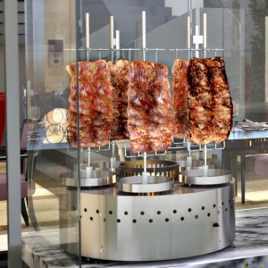 Fogo de Chao BBQ Pit  (Fire on the Ground) Show BBQ